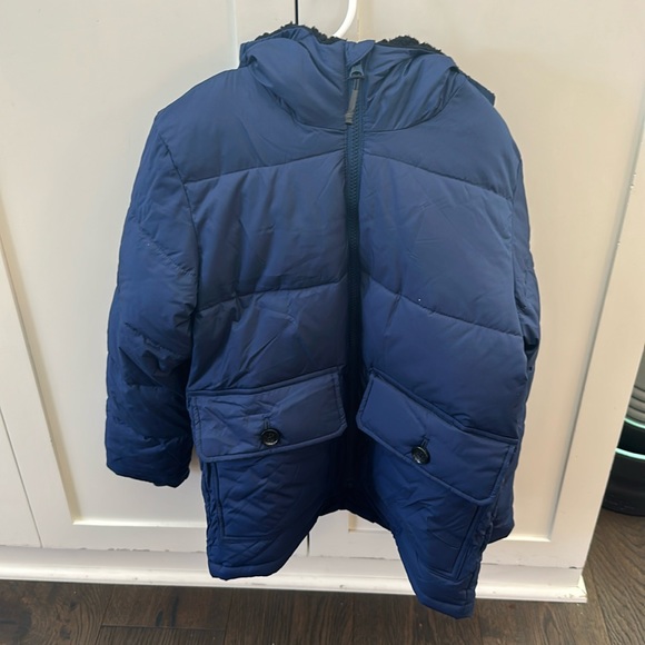 NEW Boys' patch-pocket puffer jacket with PrimaLoft !!! - Picture 1 of 3